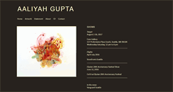 Desktop Screenshot of aaliyahgupta.net